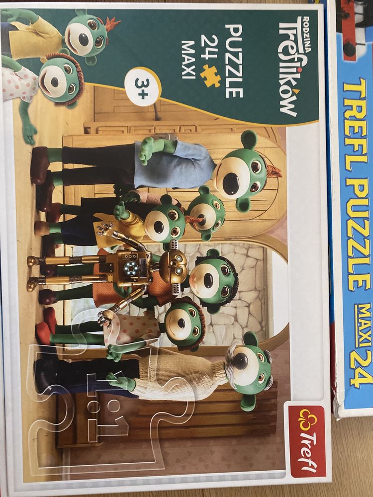 Puzzle  peppa, tomek ,trefliki, mini mouse dla dzieci 3+