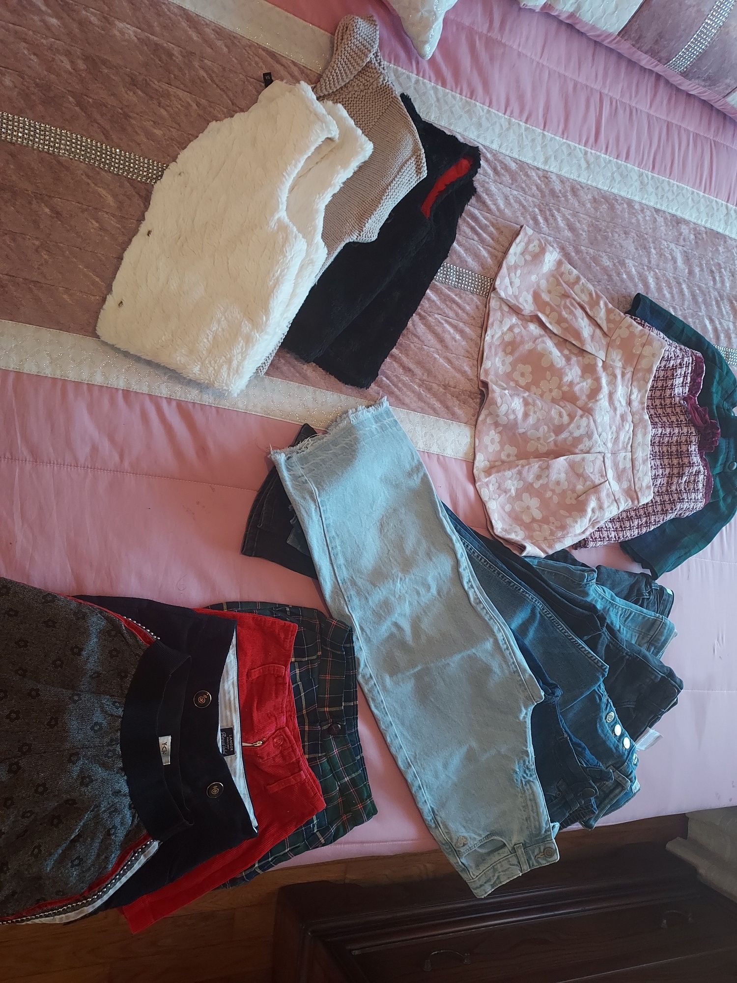 Lote de roupa menina 77/ 8 anos