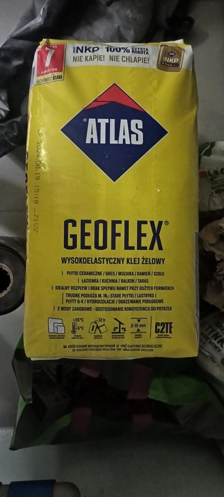 5 x 25 kg Klej do płytek Atlas Geoflex