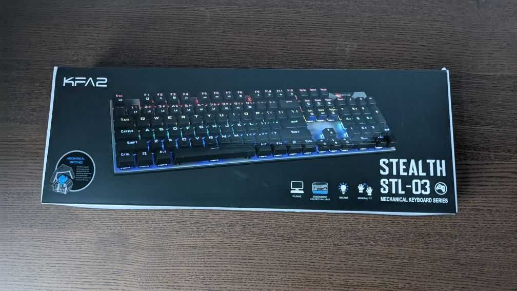 Klawiatura komputerowa KFA2 Stealth STL-03 podświetlana