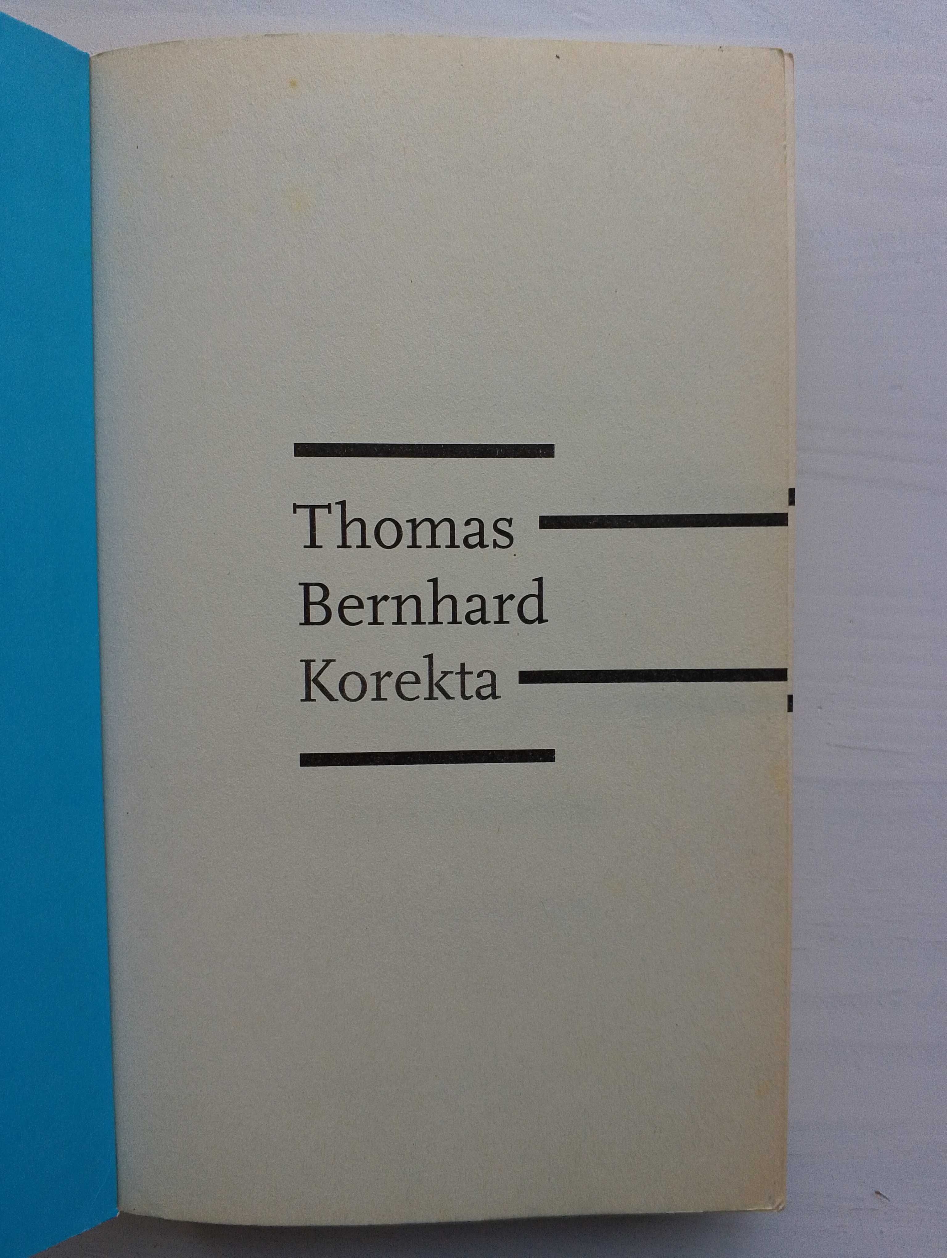 Korekta – Thomas Bernhard