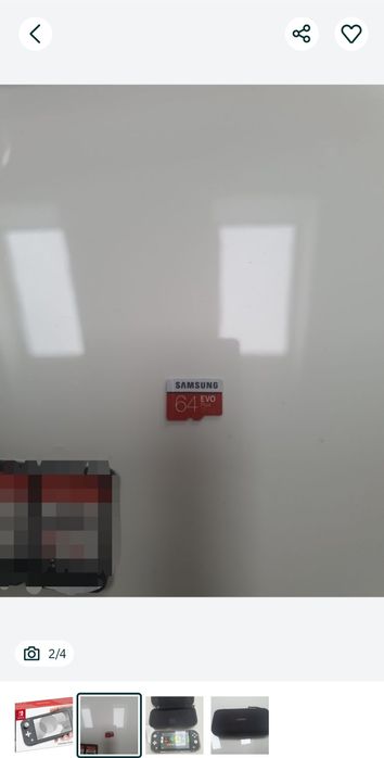 Nintendo switch lite szare w stanie idealnym karta 64G