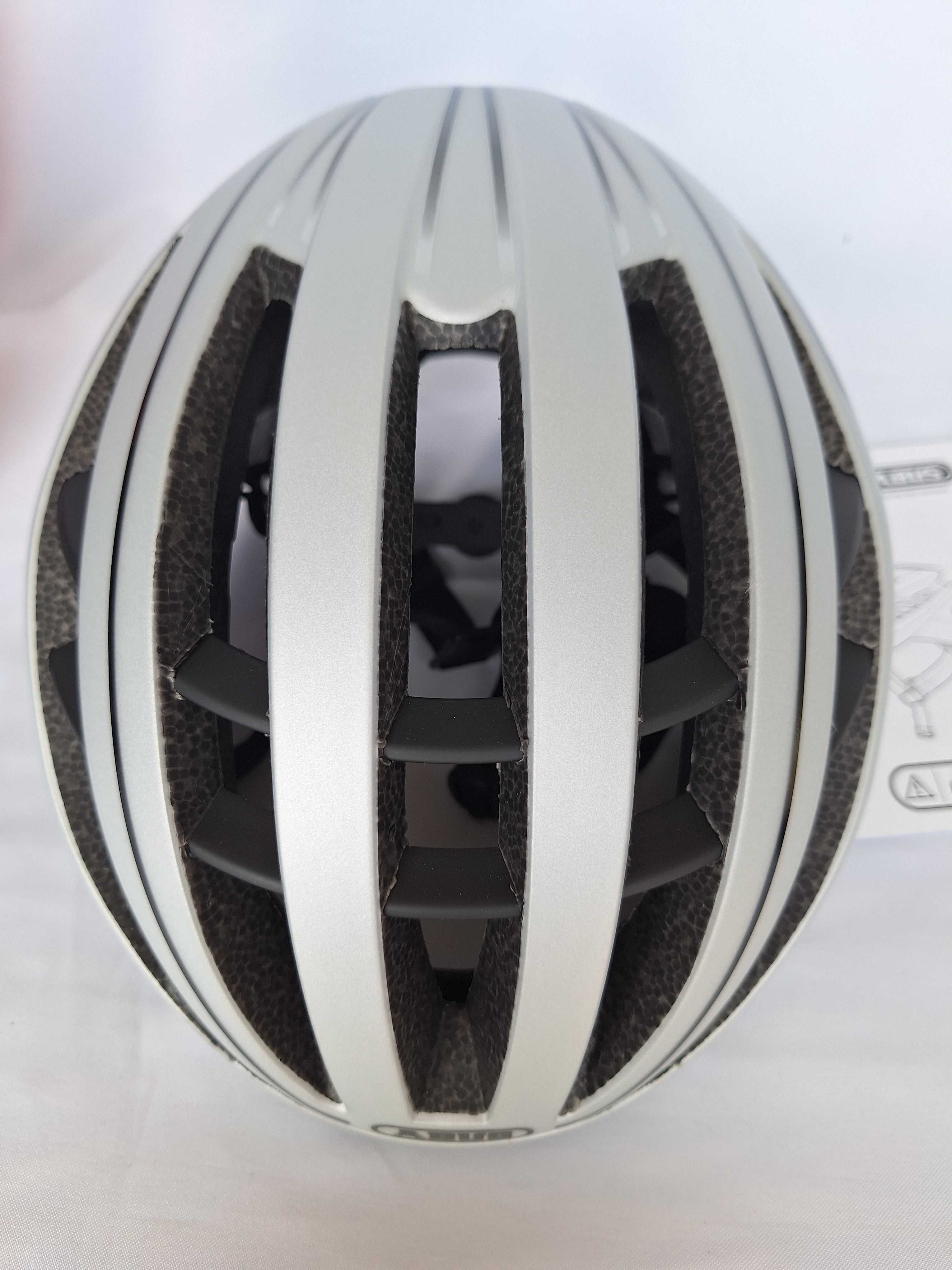 Kask rowerowy Abus Aventor Gleam Silver L 57-61cm