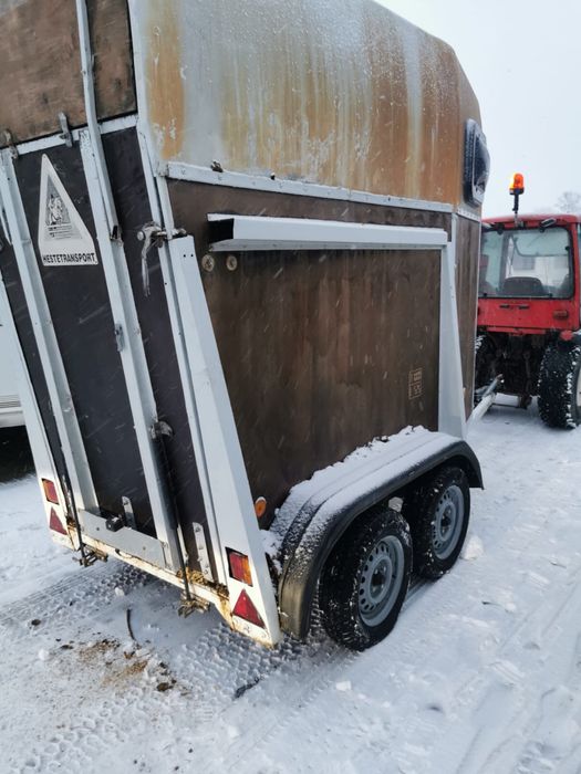 Przyczepka do przewozu jednego konia lekka DMC1000kg koniowóz