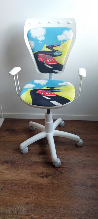 Fotel dziecięcy do biurka Mini Style White Turbo