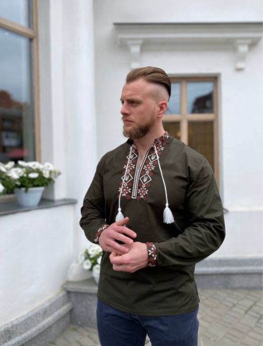 Вишиванка чоловіча льон 100 % котон