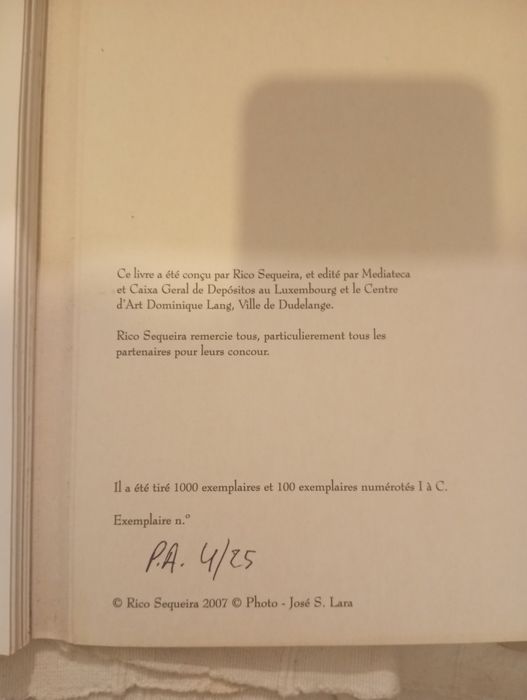 Livro de gravuras do pintor rico Sequeira PA numerada de 25 exemplares