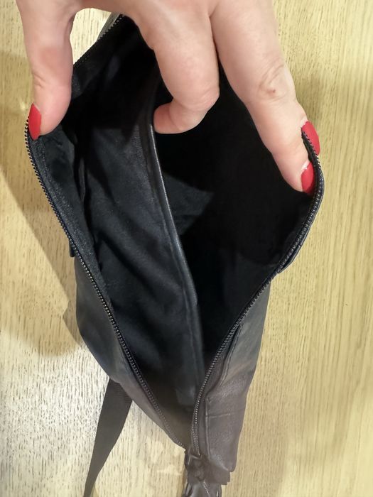 Барсетка поясна сумка наплічник шкіра remade нова шкіряна якісна