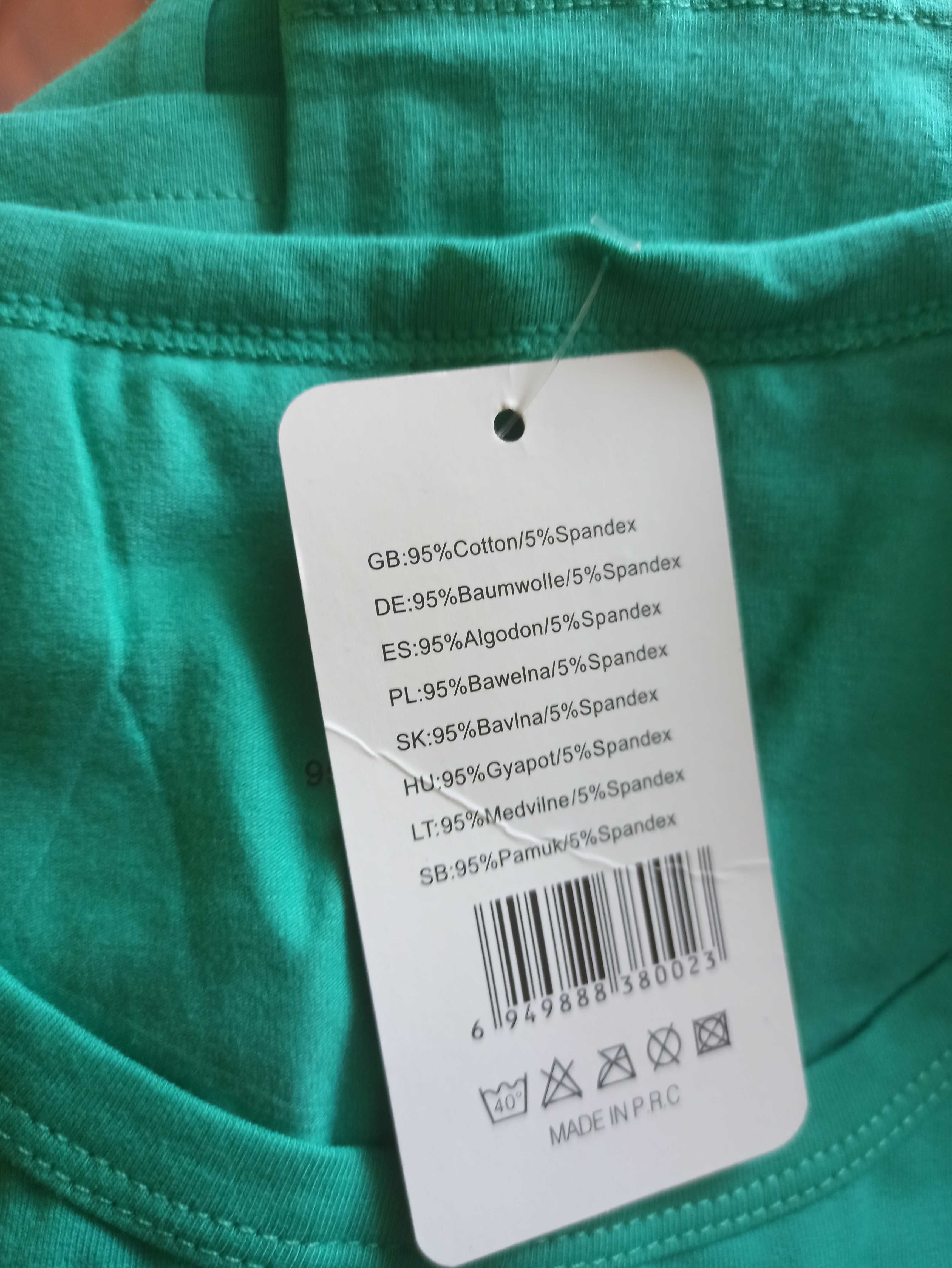 3x bluzka t-shirt podkoszulek długi rękaw bawełniany