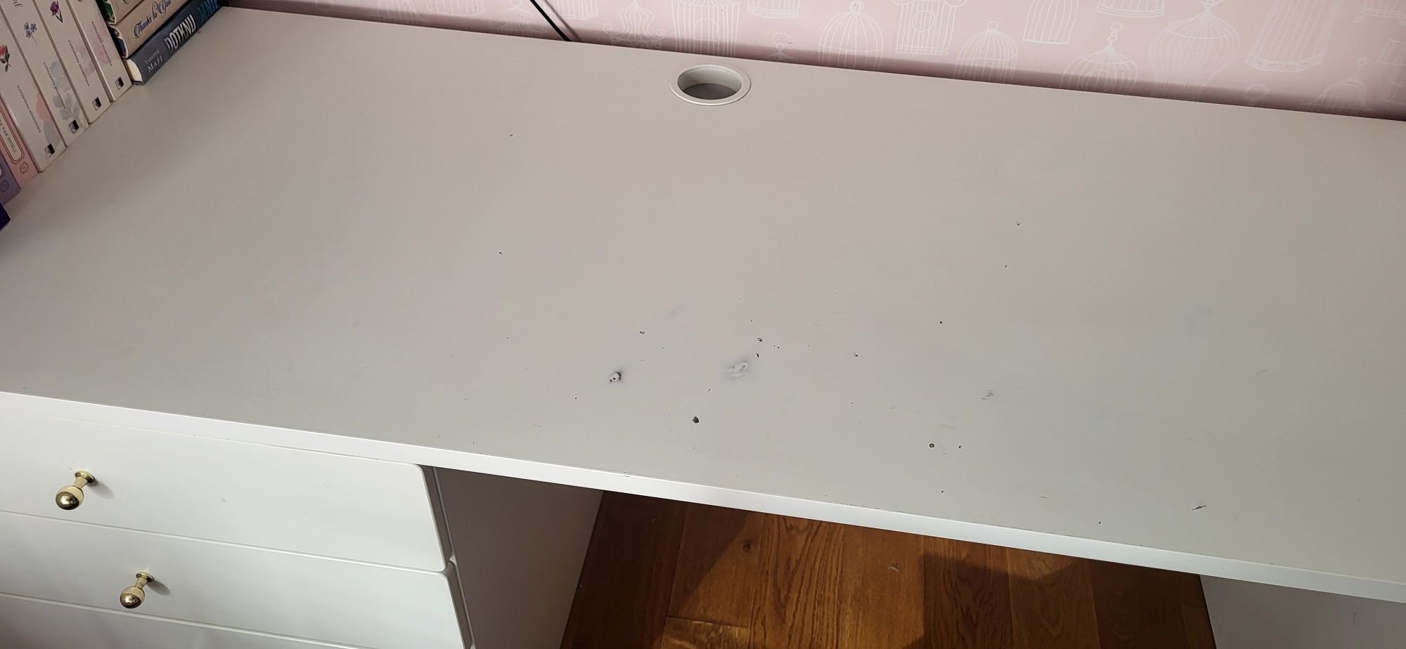 Smastad Ikea łóżko piętrowe z szafą i biurkiem