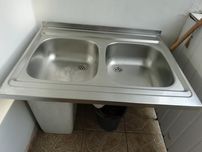 Zlewozmywak 2 komorowy 80x60