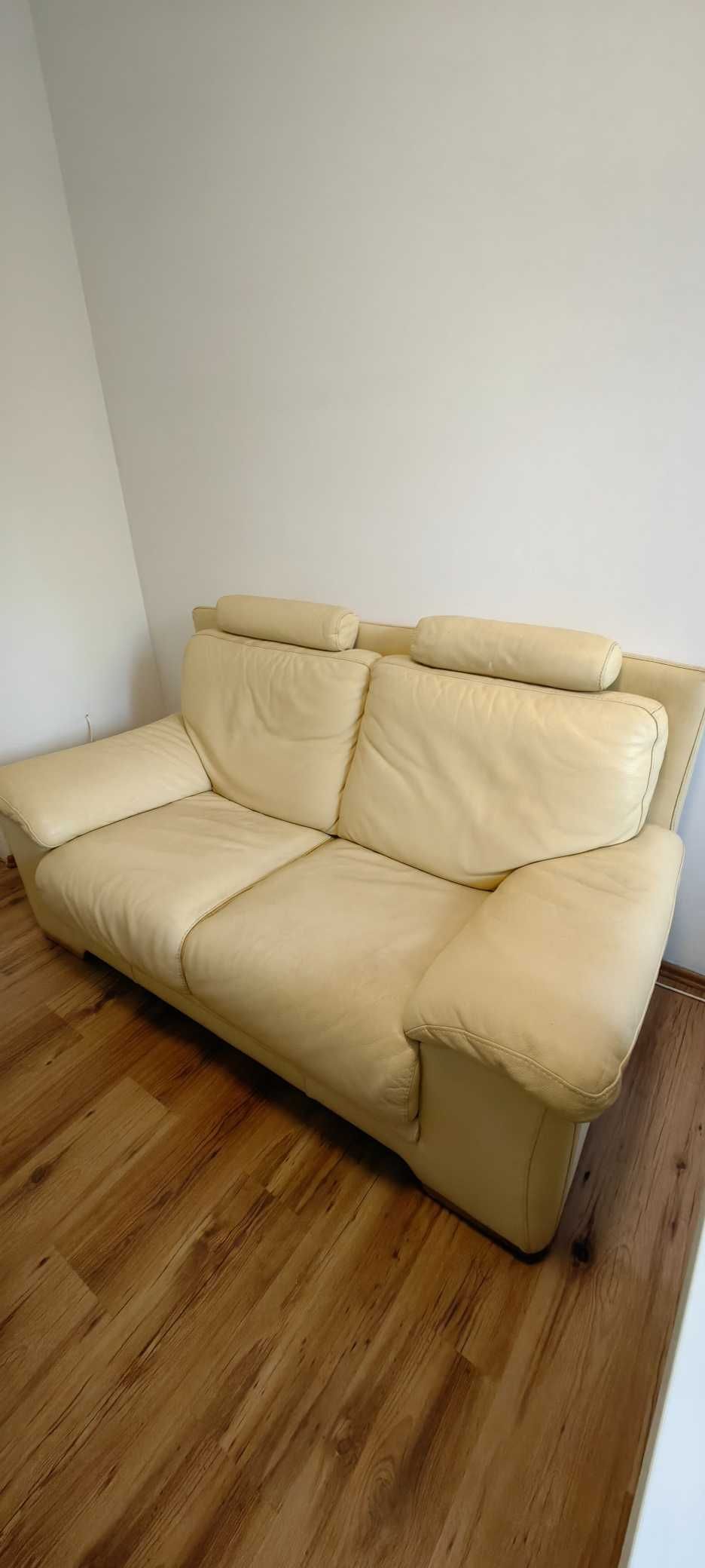 SOFA kanapa w skórze natur