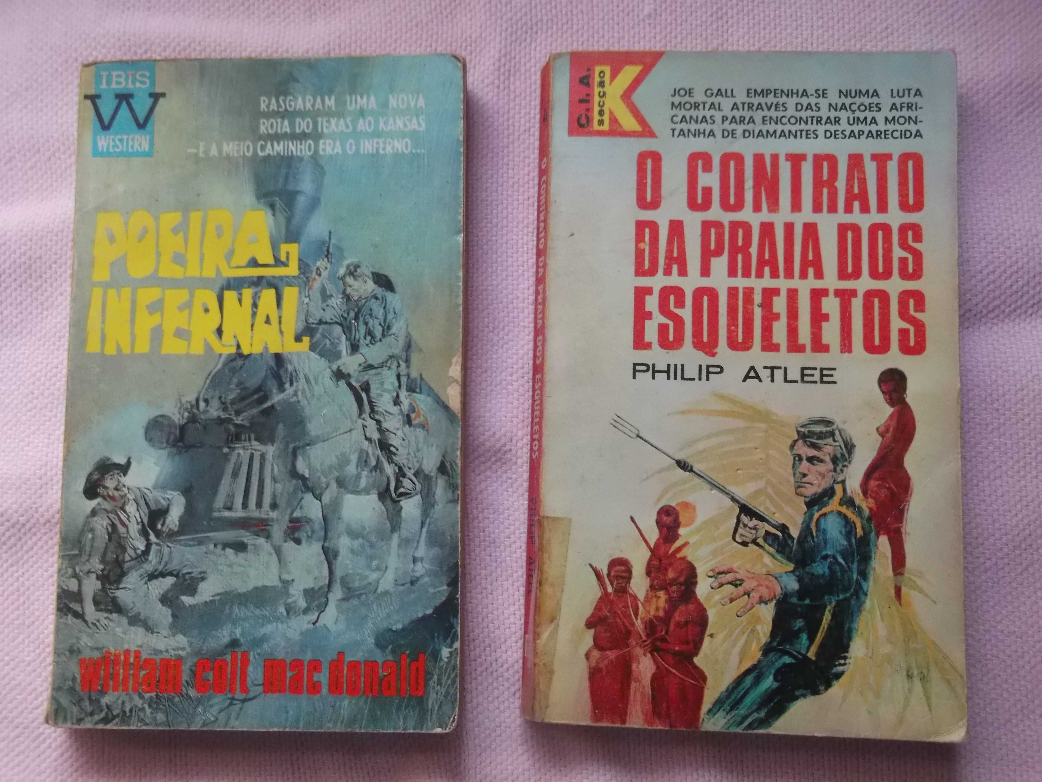 Livros Policiais com várias décadas