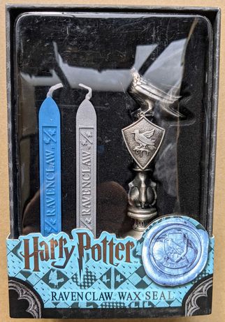 Harry Potter - zestaw z pieczęcią i woskiem domu Ravenclaw