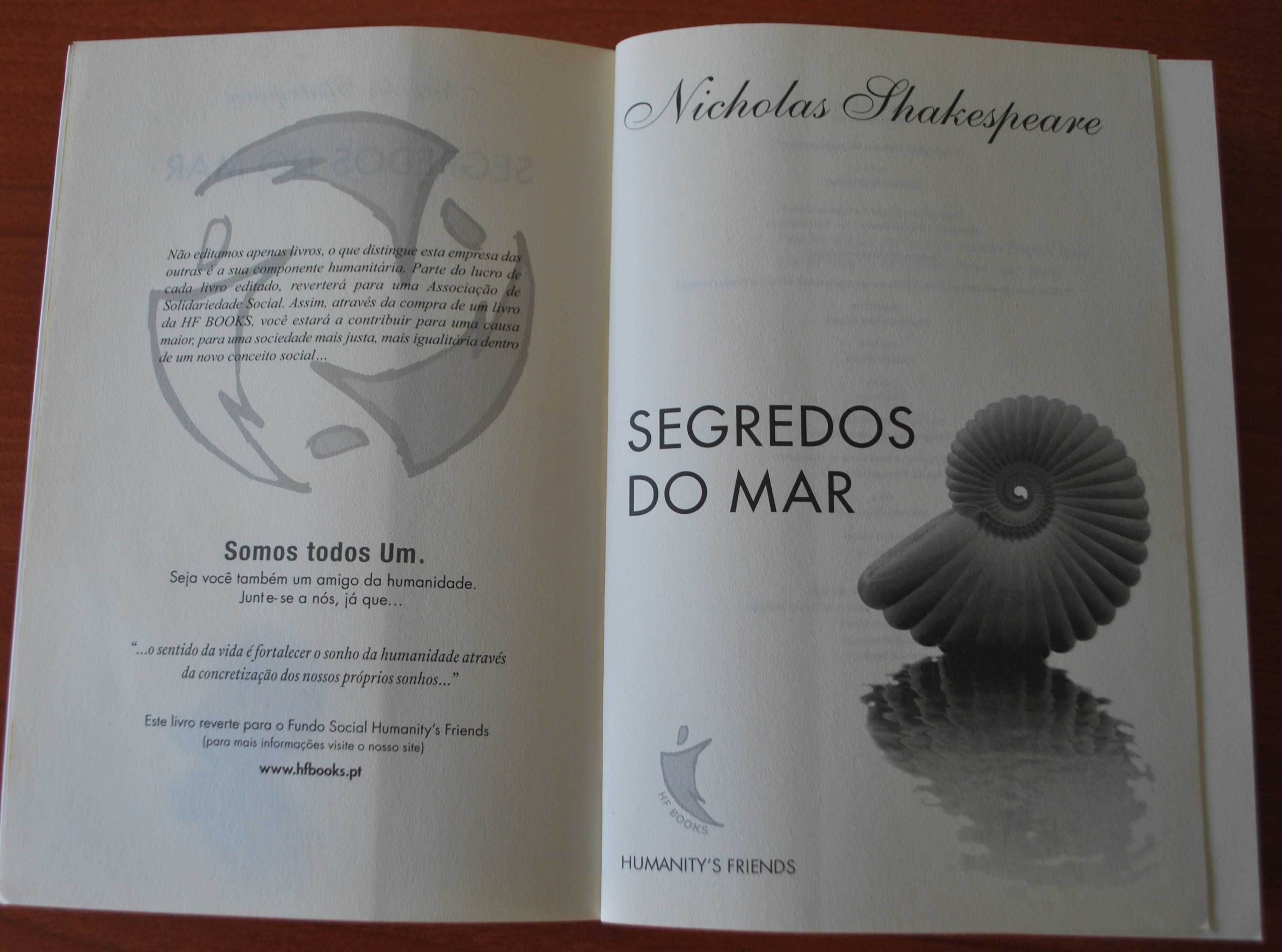 Segredos do Mar de Nicholas Shakespeare