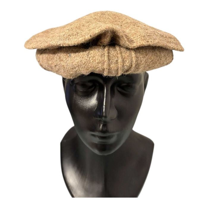 Boné de inverno Winter Cap Chapéu Pakol 100% feito à mão (Carvão)