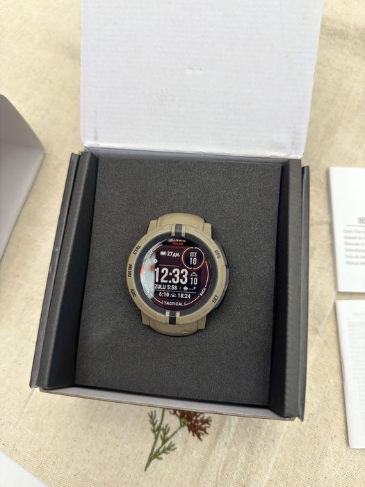 Garmin Instinct 2 Solar Tactical Edition Coyote Tan