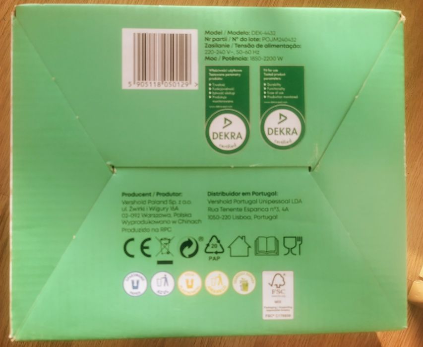 Czajnik elektryczny Hoffen 1,5 l, 2200W, Dek-4432