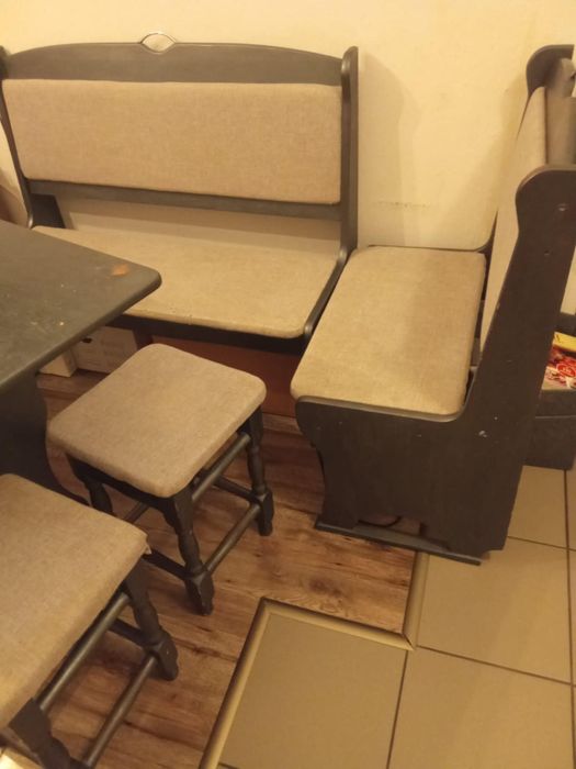 Narożnik kuchenny 2 ławeczki 100cm i 60 cm, otwierane