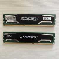 Pamięć BALLISTIX DDR3 8GB(2x4GB) 1600 BLS4G3D1609DS1S00.16FMR2 dual