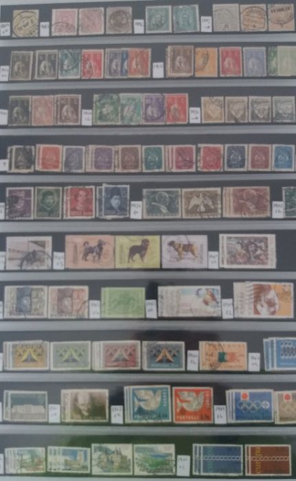 3170 selos de 1876 a 2008 variados