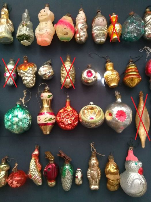 Ёлочные украшения новогодние игрушки новорічні іграшки ссср прикраси