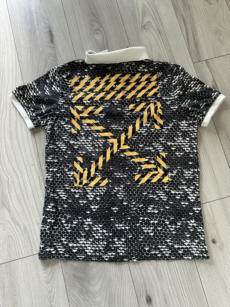 Off White koszulka  meska polo tshirt piekny M
