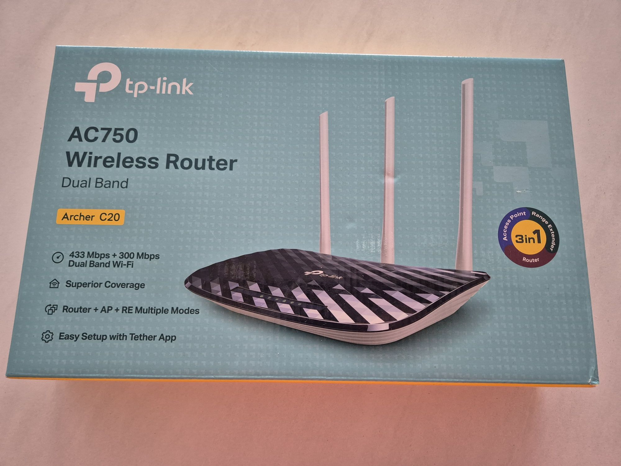 Router WiFi AC750 TP LINK
