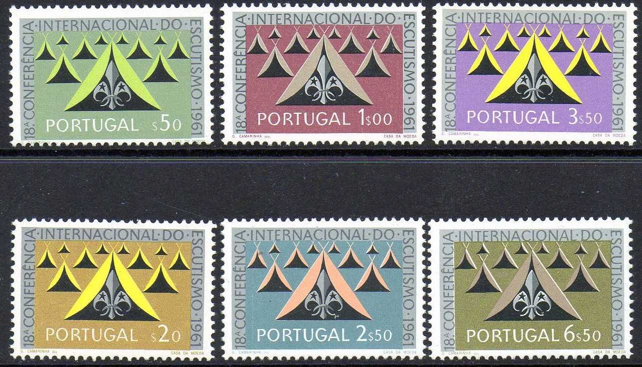 Selos Portugal 1962 - Série Completa Nova MNH Nº888-893