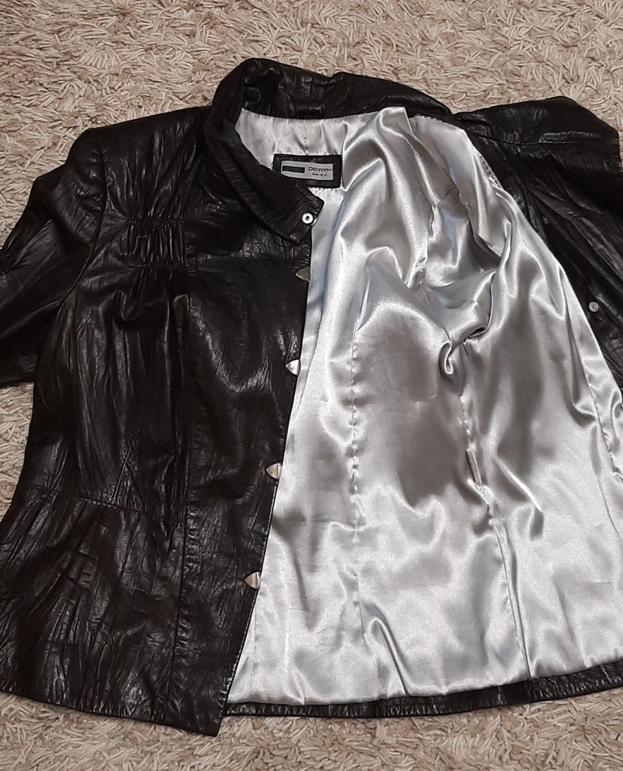Куртка кожа премиум класса Demmy Leather & Fur  Турция размер XL