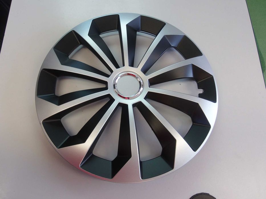 Kołpaki 14 15 16 CZARNE Opel Ford Fiat BMW Seat Honda Renault Peugeot