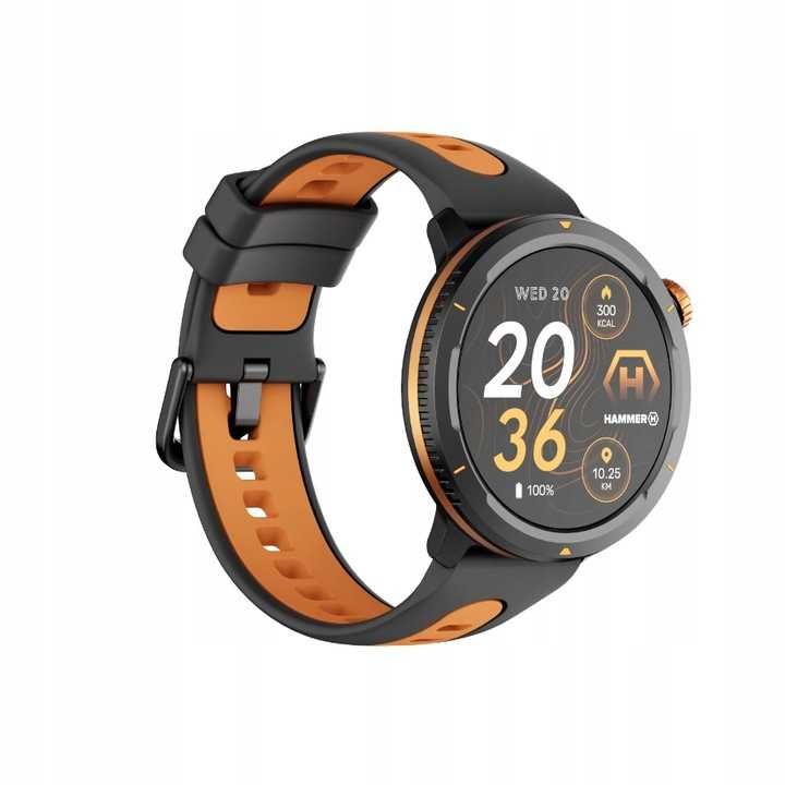 ZEGAREK HAMMER  Smartwatch MĘSKI Wodoodporny SPORT Amoled  GPS PL