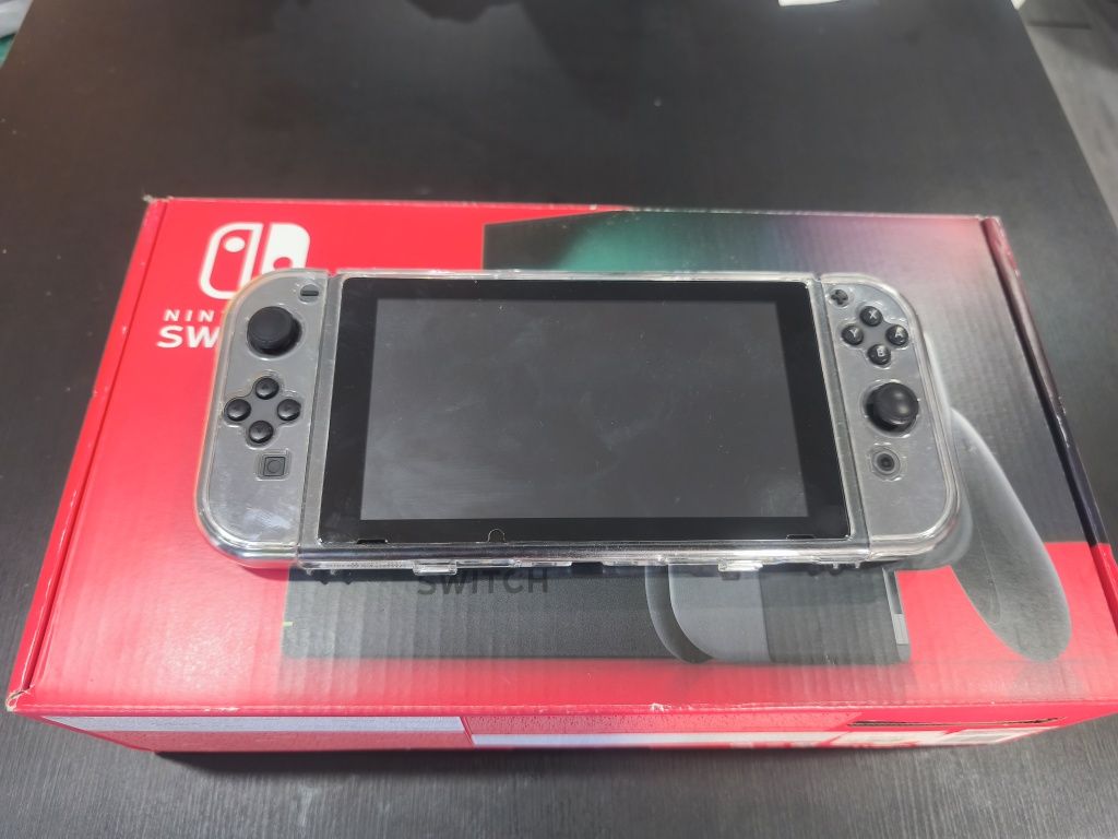 Switch V2 Completo | Cartão 128GB + Cartas Amiibo + Extras