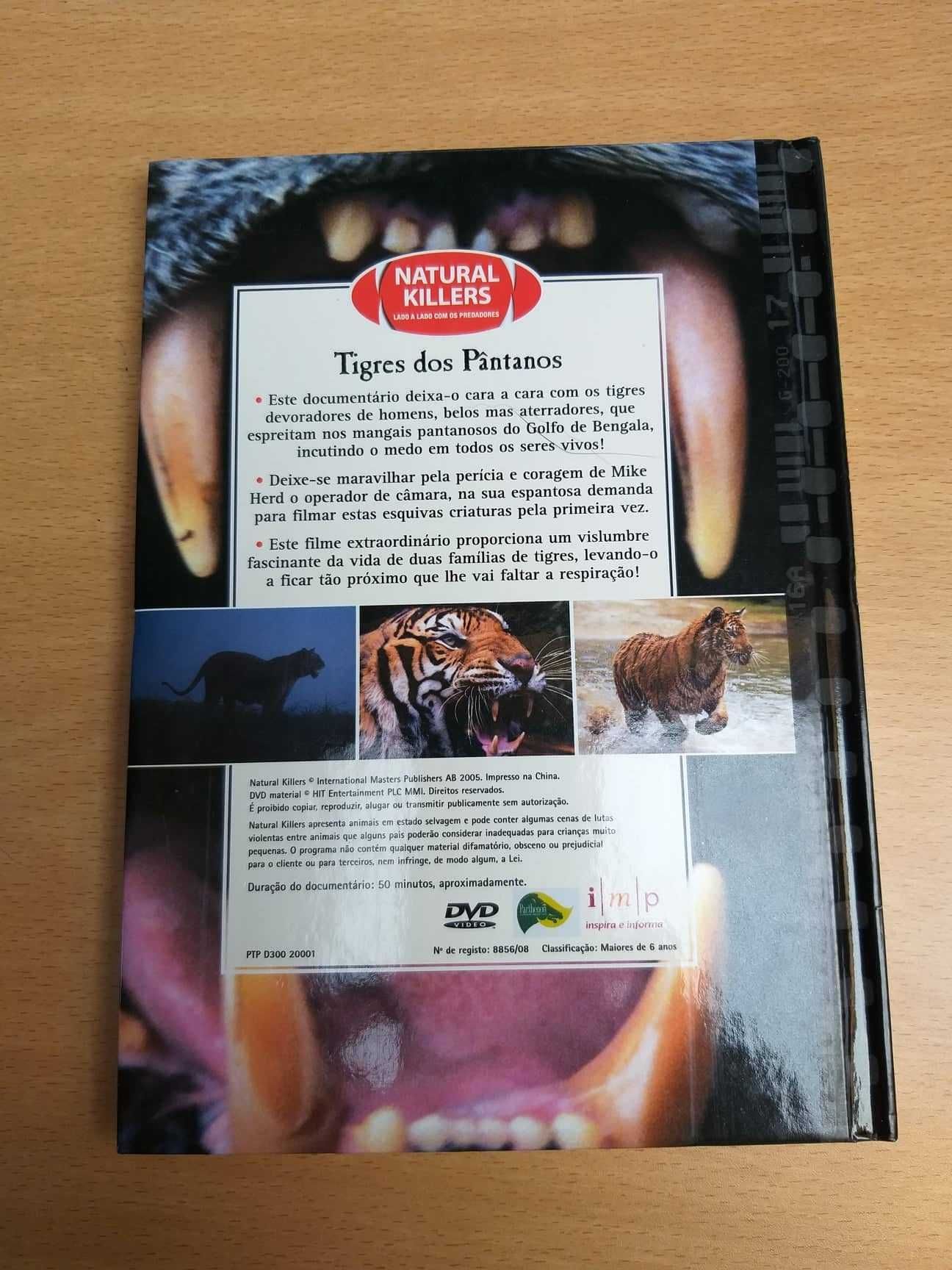 Dvd tigres dos pântanos + brochura