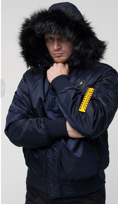 Теплая зимняя куртка-парка TOP GUN N-2B Nylon Jacket (2X/54-56 размер)
