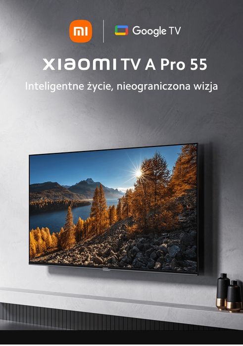 Xiaomi Tv A Pro 55 4K Android telewizor folia gwarancja