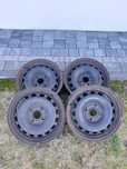 Felgi stalowe 4x108 15" 6J ET37 Oryginał Audi 80b4