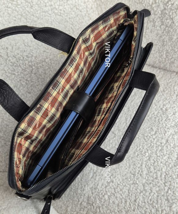 Кожаная сумка для ноутбука Hill Burry 3122. Германия. Шкіряна сумка