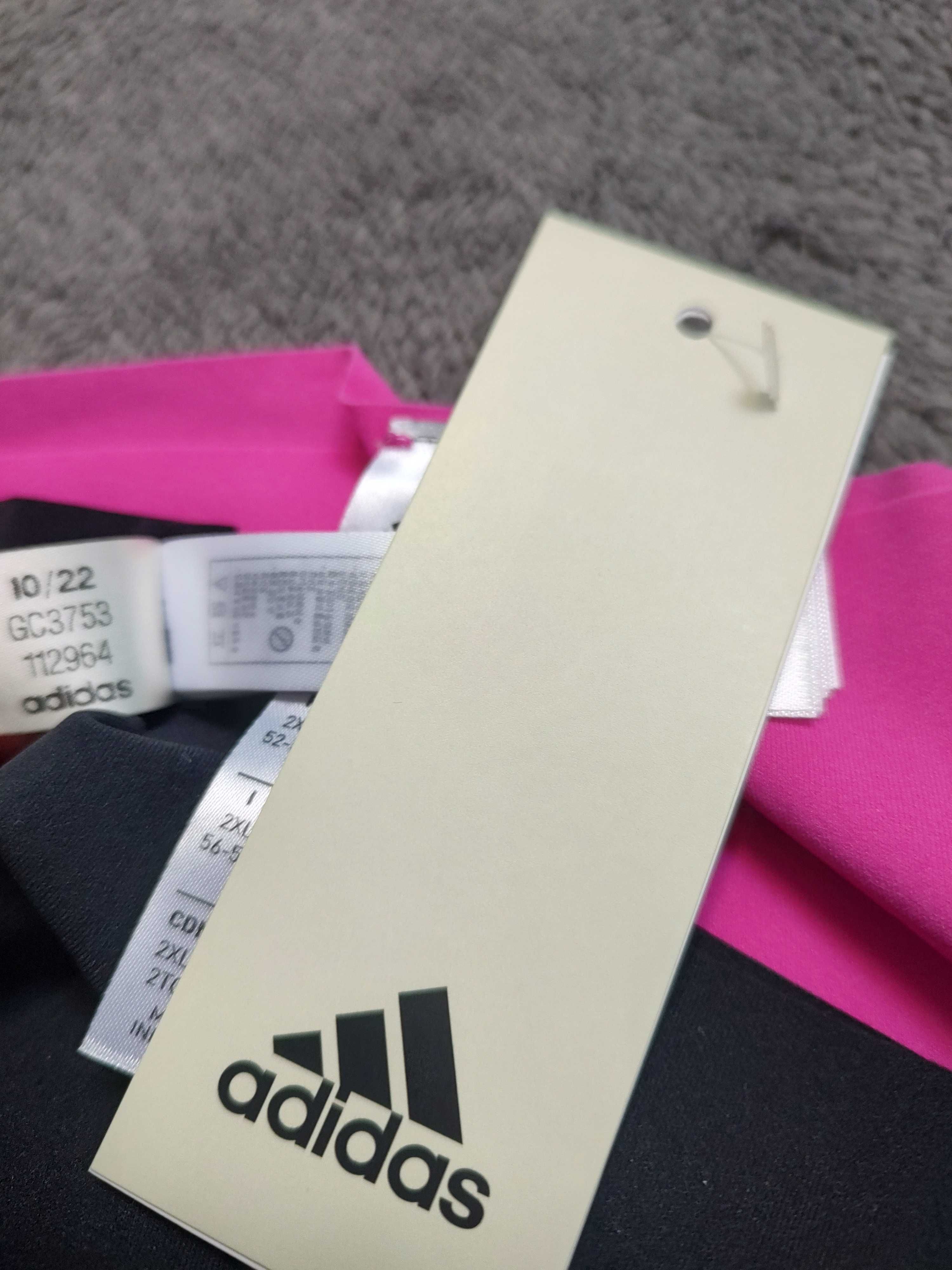 adidas micro cut stringi 2-Pack dwupak XXL czarne i różowe 2XL