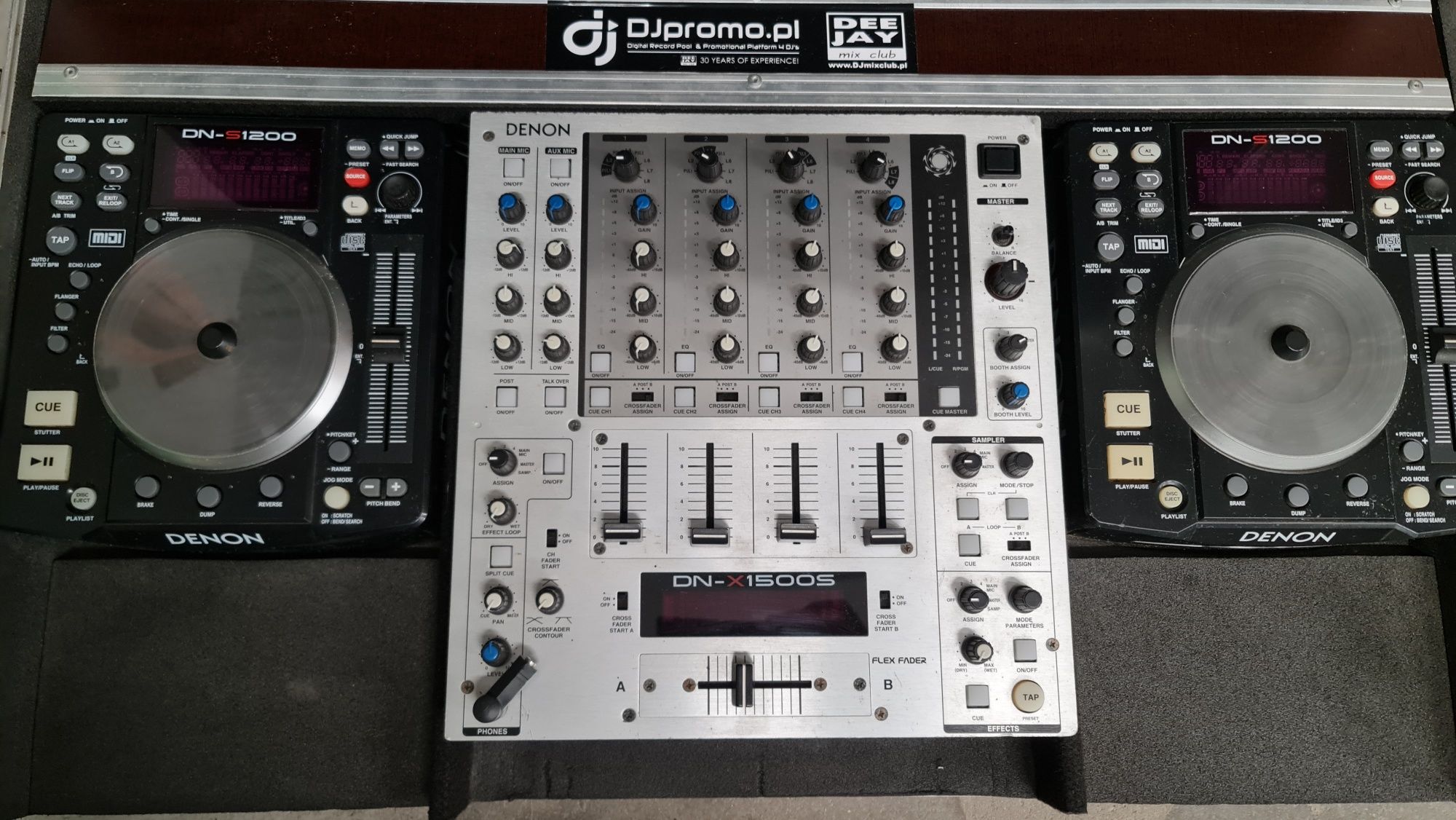 Konsola Denon DN x1500s+2x Denon S1200 + Case Pioneer Dj zamiana