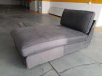 Chaise long cinzenta 157cm× 87cm