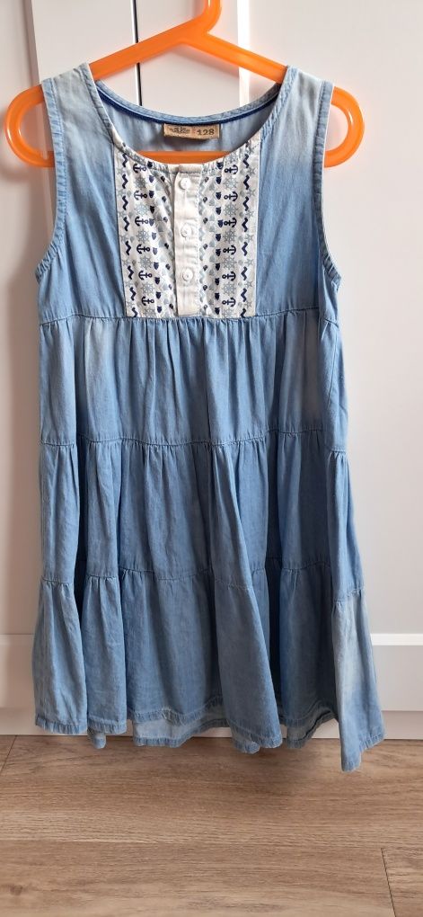 Sukienka jeansowa 128