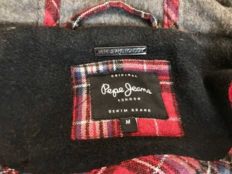 Canadiana PEPE JEANS com capuz #mulher #M #inverno #preto #bom estado