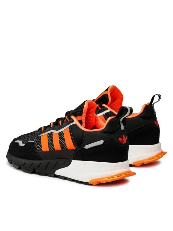 Чоловічі оригінальні кросівки Adidas ZX 1K Boost Black Solar Orange