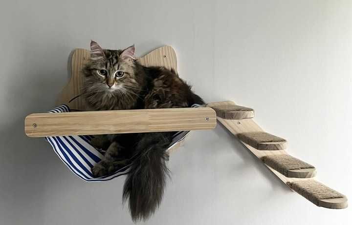 Półka dla kota na ścianę hamak