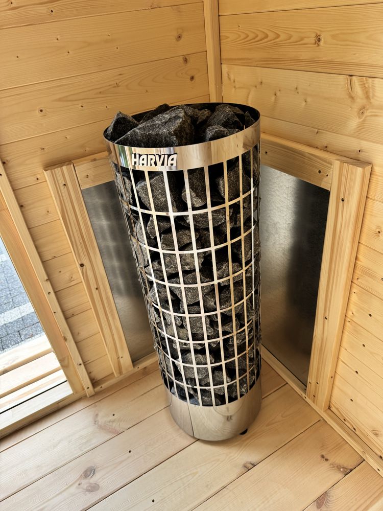 SAUNA ogrodowa elektryczna wifi HARVIA 3-5 osób montaż cały kraj