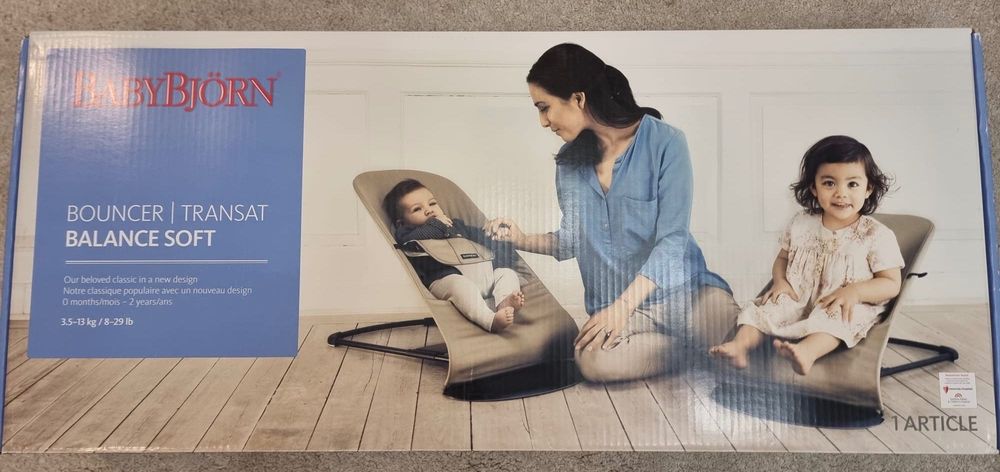 Espreguicadeira Babybjorn + arco babybjorn googly eyes