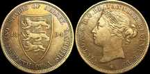 Moeda de 1/12 Shilling - 1894 - Jersey