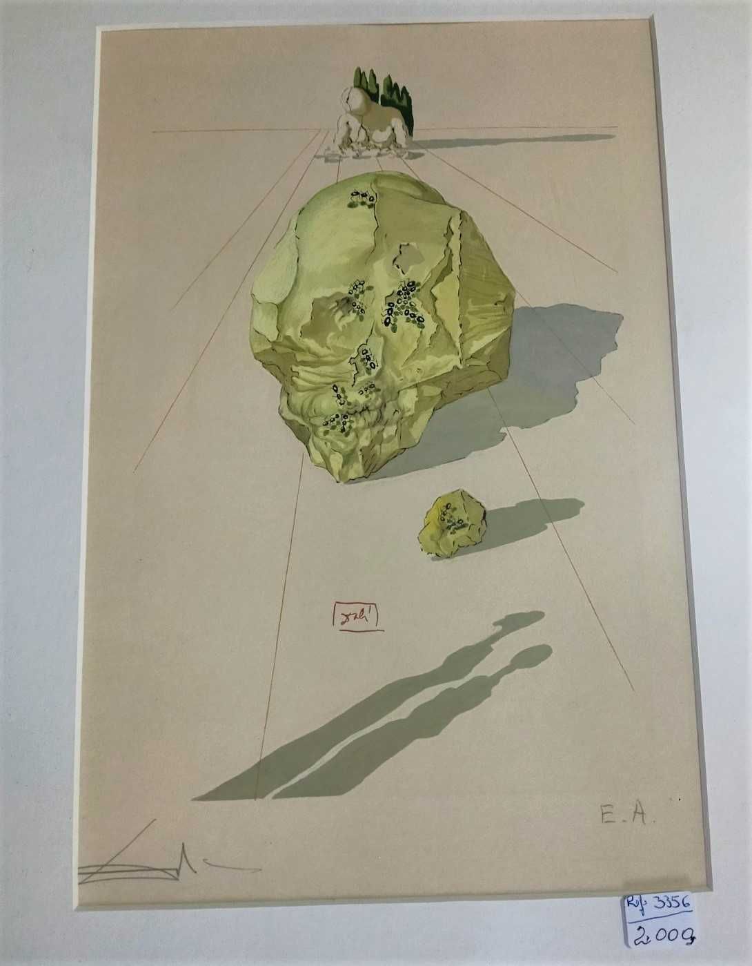 Serigrafia Salvador Dali Estudo Artista