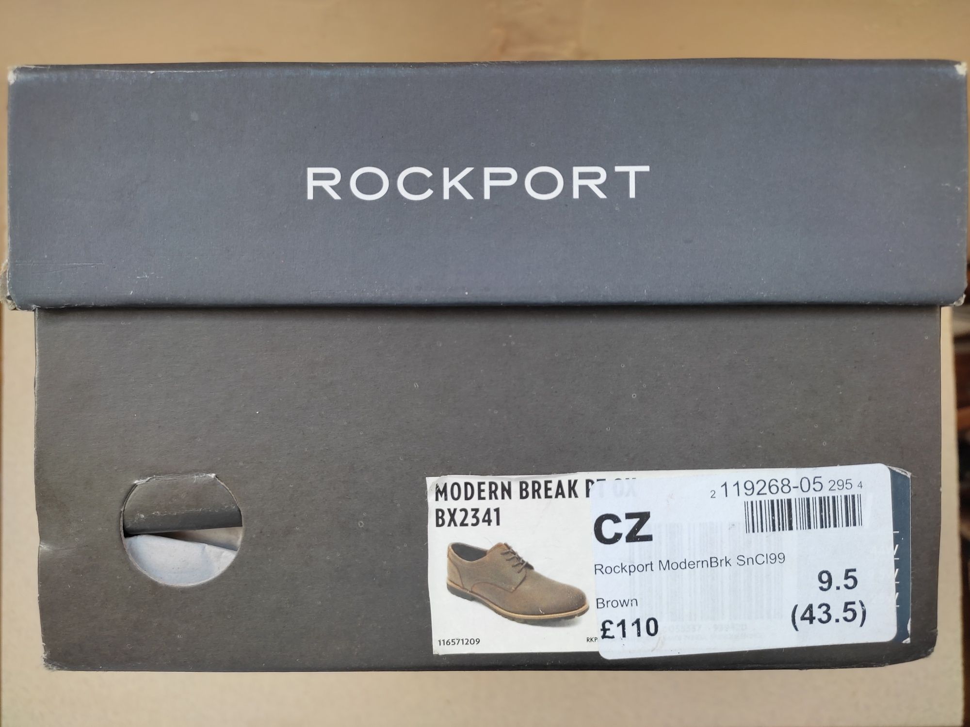 Туфли мужские кожаные Rockport